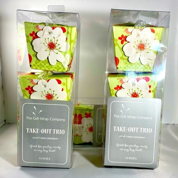 Adorable Gift/Treat Boxes, 9 Total (3 Trios). New. - Picture 1 of 3